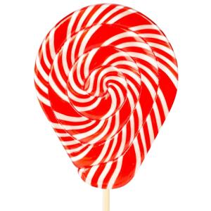Balon Lolipop (Kırmızı Beyaz)
