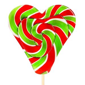 Kalp Lolipop (Kırmızı Yeşil)